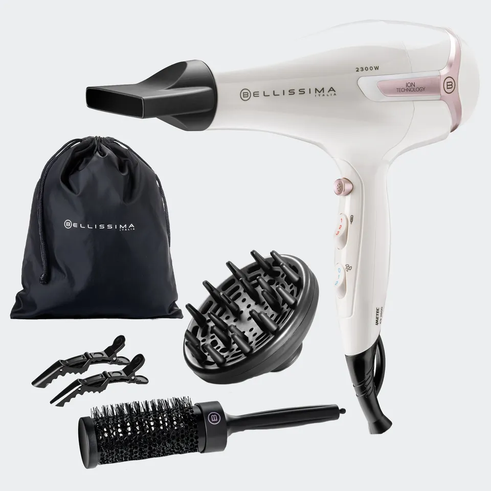 bellissima-k9-2600-secador-de-pelo-con-tecnolog-a-de-iones-y-accesorios-de-peina image 1