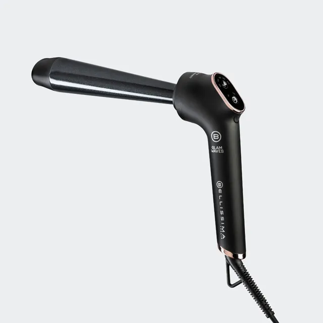 bellissima-glam-waves-rizador-de-pelo-cono-inverso-con-display-led-y-temporizado image 1