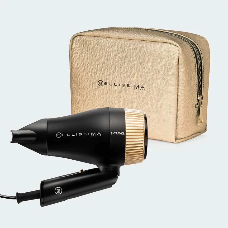 bellissima-b-travel-secador-de-pelo-de-viaje-plegable-y-ligero-de-1400-w-con-dob image 1