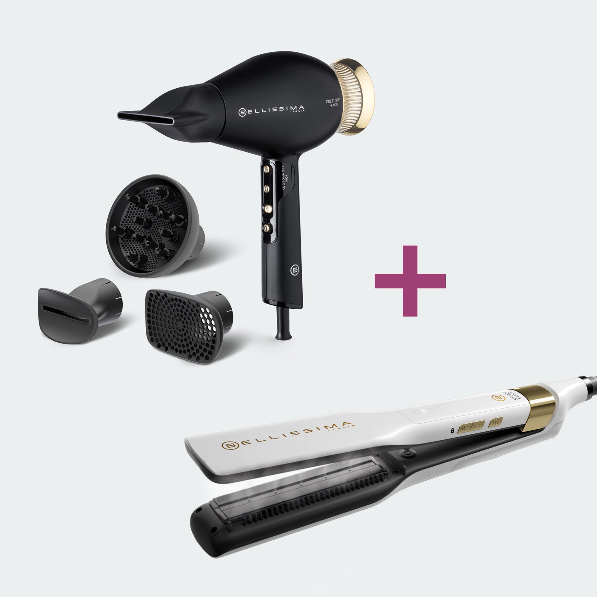 bellissima-creativity-4-you-kit-secador-profesional-con-4-accesorios-plancha-de- image 1