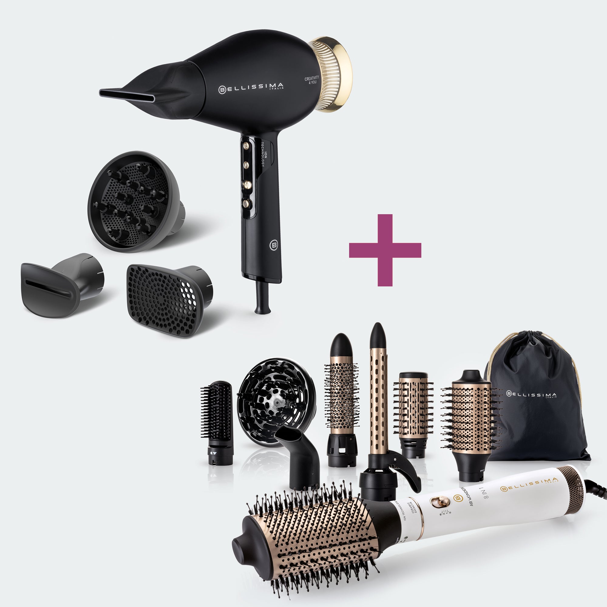 bellissima-creativity-4-you-air-wonder-8-en-1-kit-secador-profesional-y-cepillo- image 1