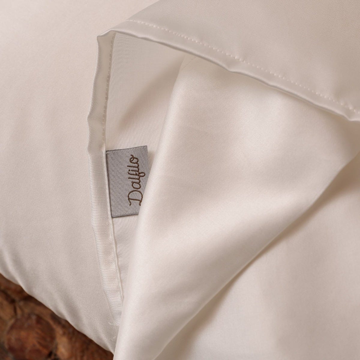dalfilo-para-bellissima-funda-de-almohada-de-seda-color-blanco-para-cabello-riza image 2