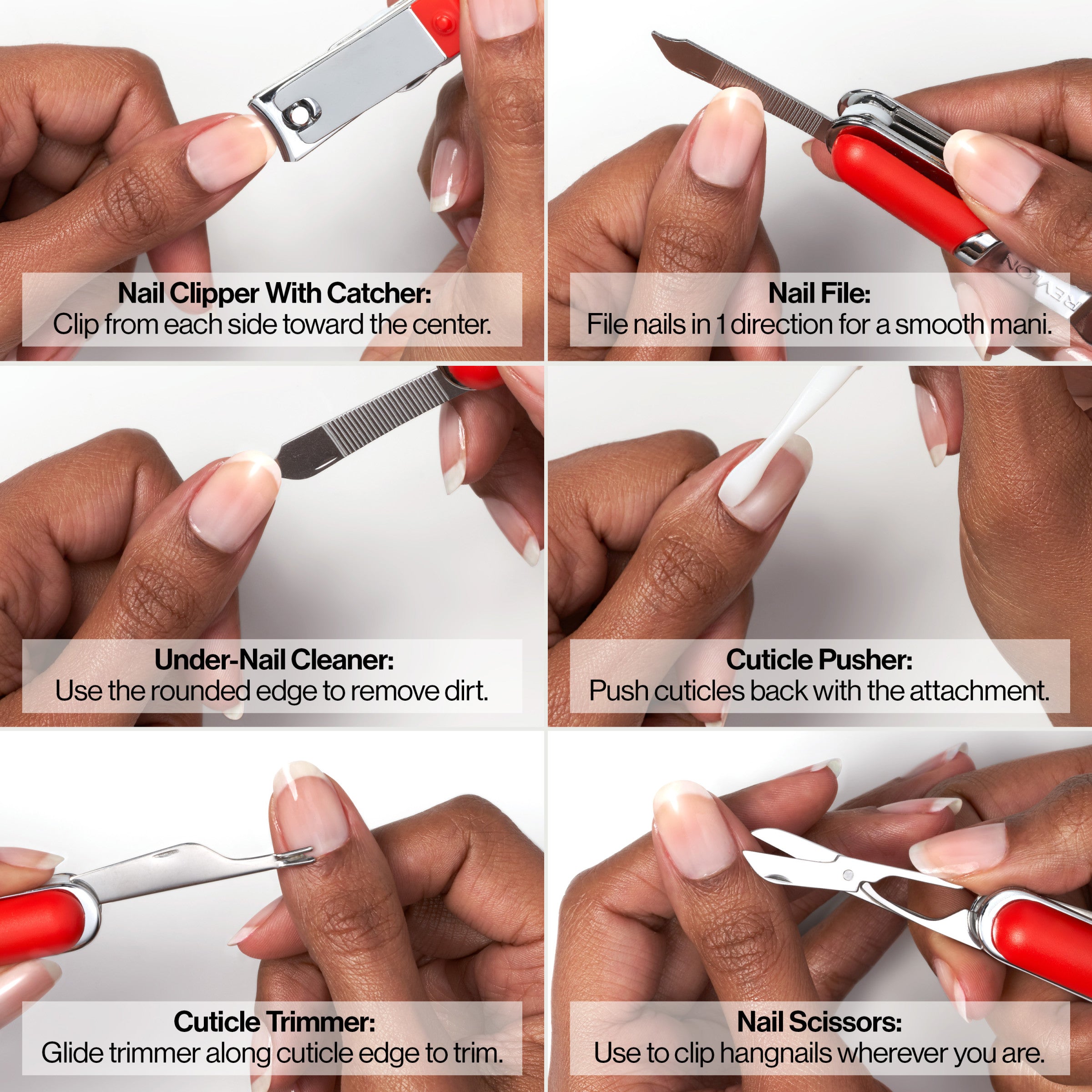 revlon-6-in-1-nail-tool-corta-as-multitool-6-funciones-con-colector image 3