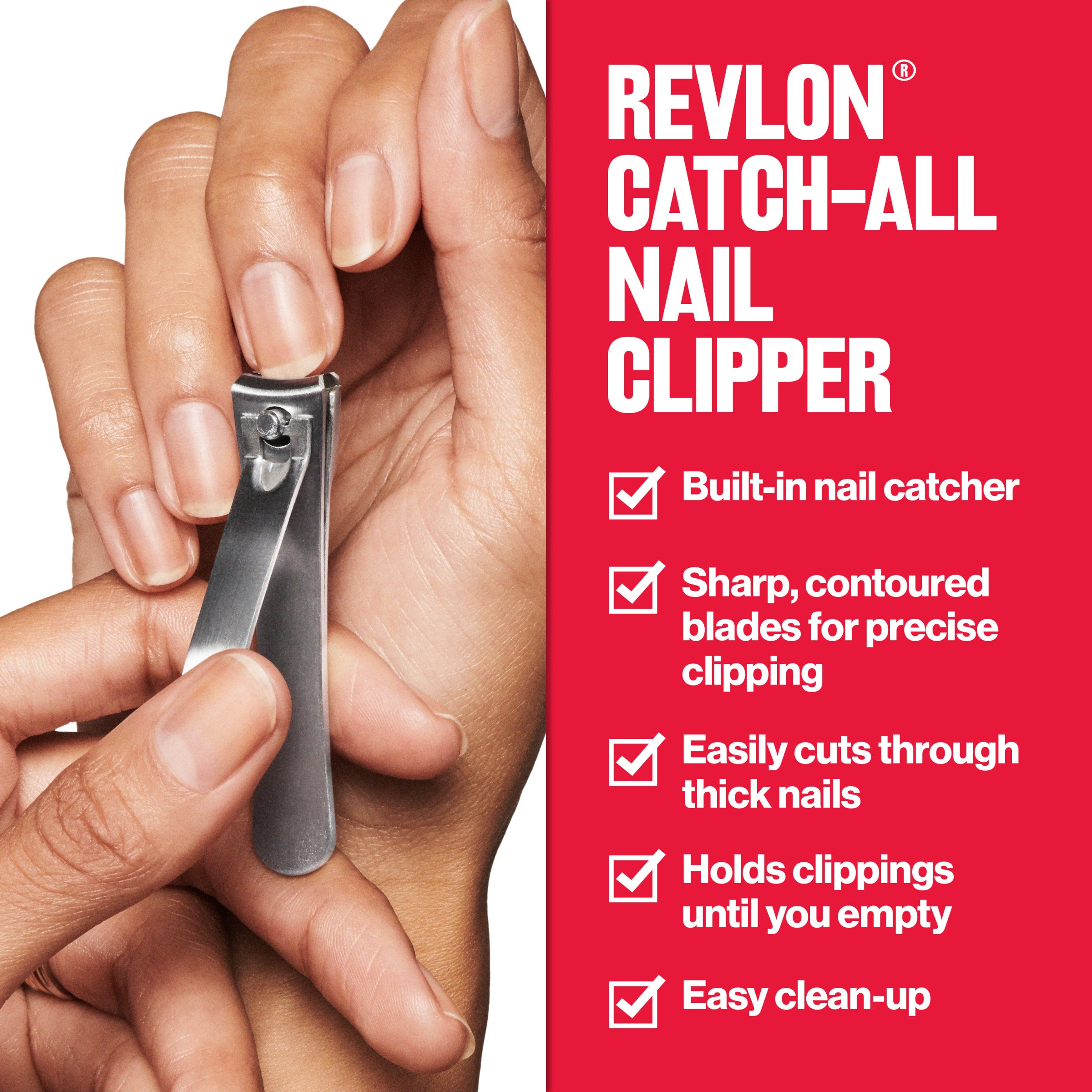 revlon-catch-all-nail-clipper-corta-as-de-acero-inoxidable-con-recolector image 2