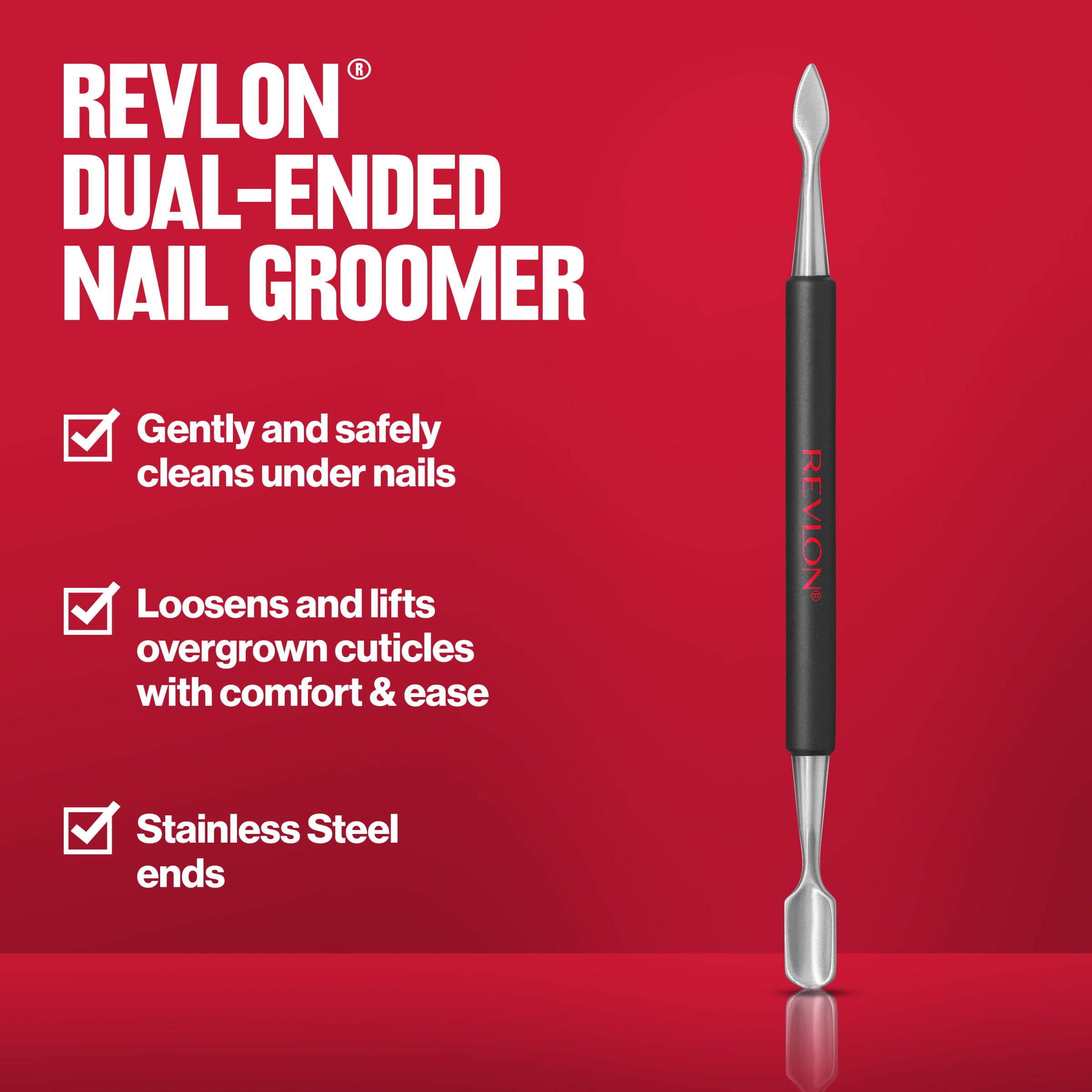 revlon-stainless-steel-nail-groomer-empujador-de-cut-culas-y-limpiador-de-u-as-d image 2