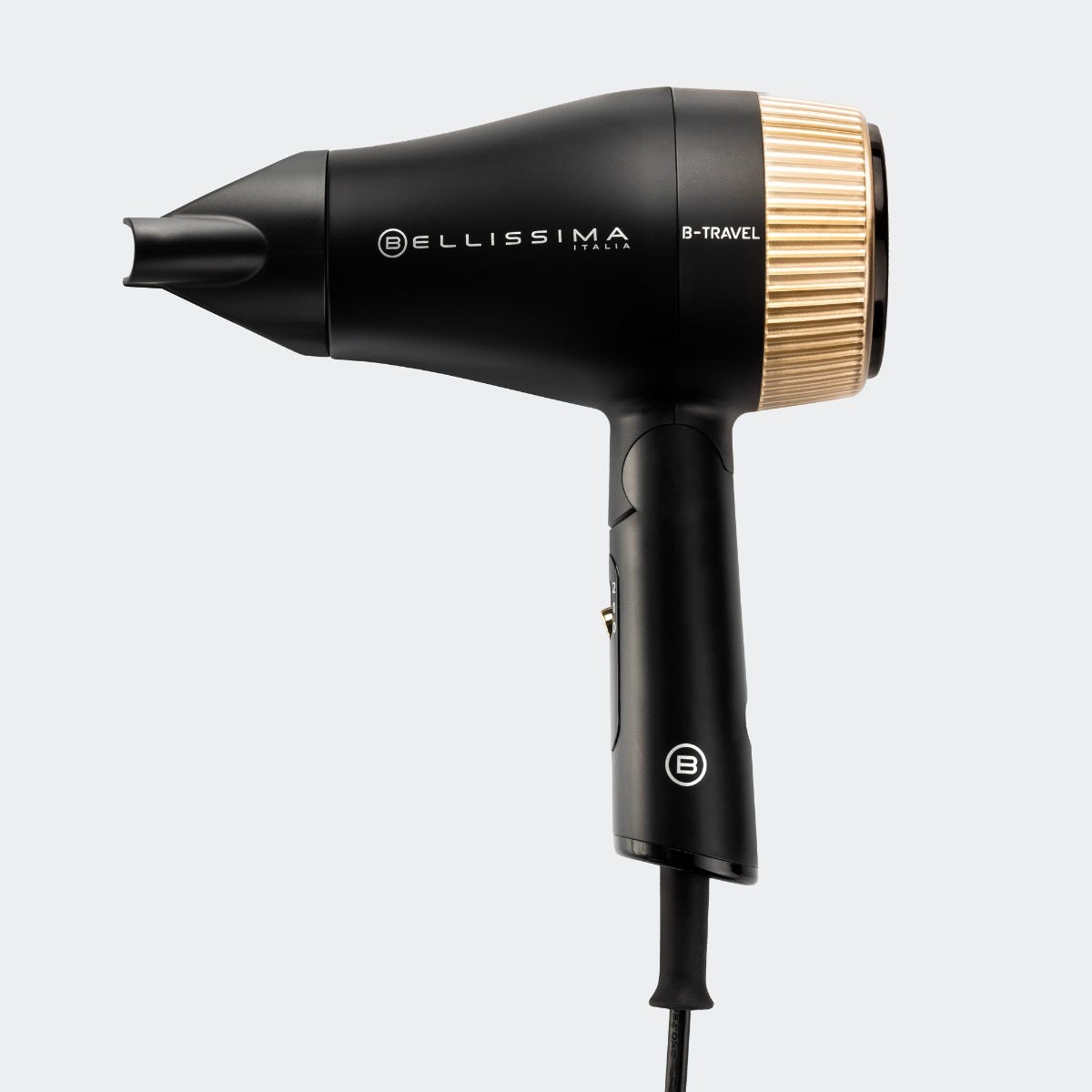 bellissima-b-travel-secador-de-pelo-de-viaje-plegable-y-ligero-de-1400-w-con-dob image 2