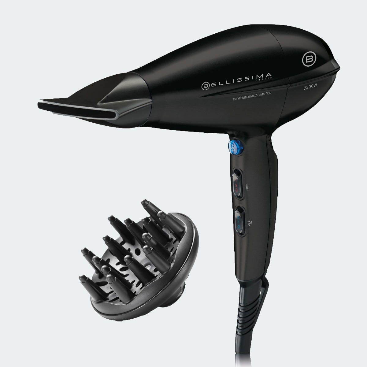 bellissima-p11-2300-secador-de-pelo-profesional-con-difusor-y-concentrador-motor image 1