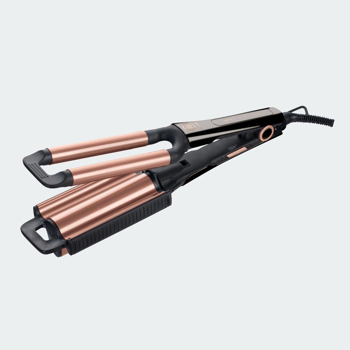 bellissima-beach-waves-gt20-400-plancha-de-ondas-2-en-1-con-doble-barril-girator image 1